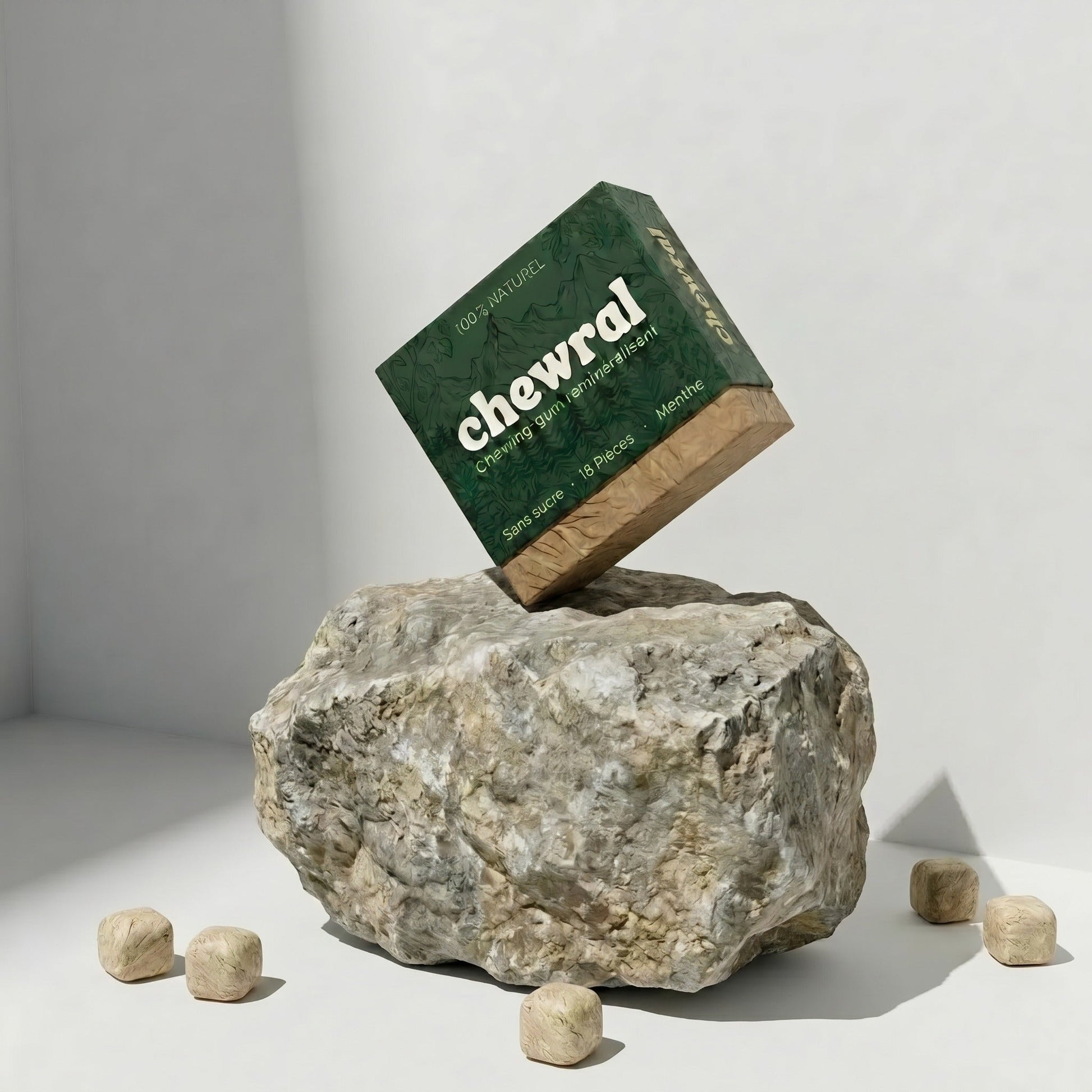 Chewral box sur pierre — minéral et naturel FR